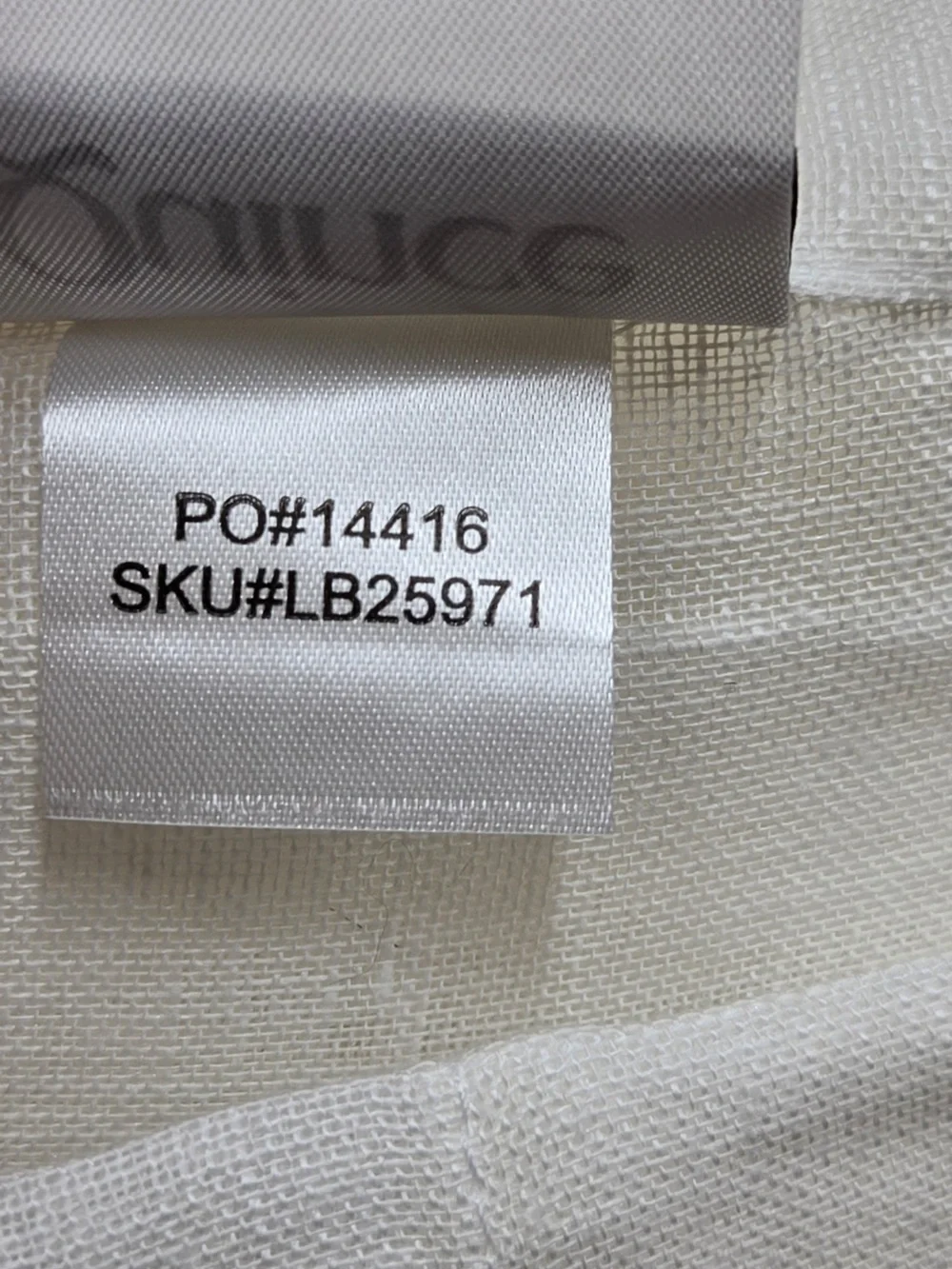 QUINCE Set Of 4 48x96 European Linen Sheer Curtains White 0308